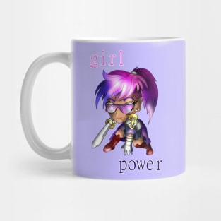 girl power chibi dnd elf Mug